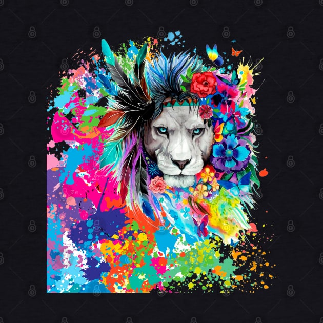 Graphic Design Multi Lion by Sveteroc